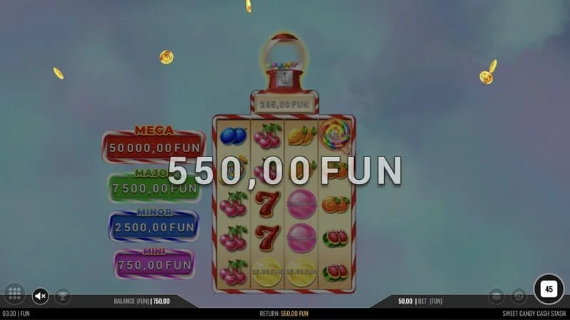 Sweet Candy Cash Stash - peruspeli rivivoitolla